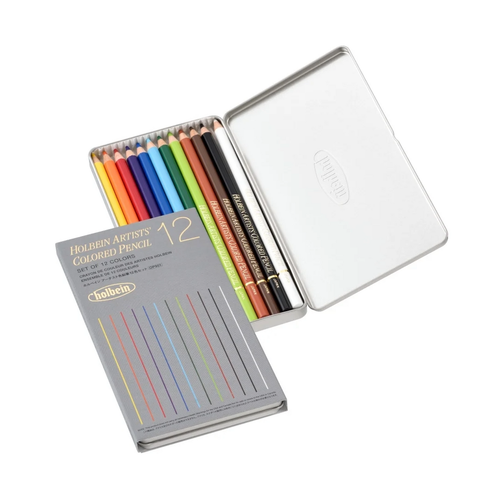 Holbein Colored Pencil - Basic Set (12 colors)
