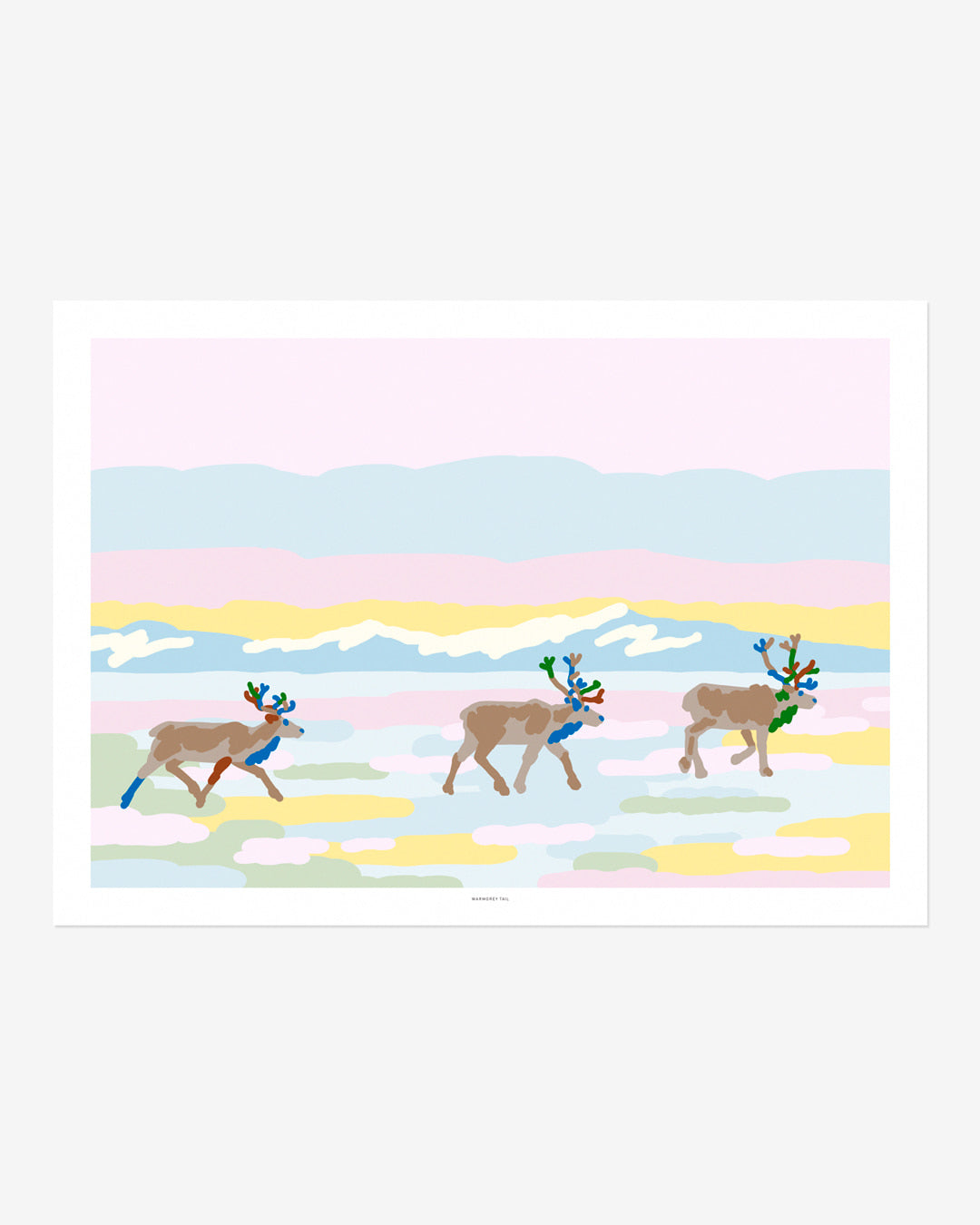 Warmgrey tail plakat - REINDEER [300x400mm]