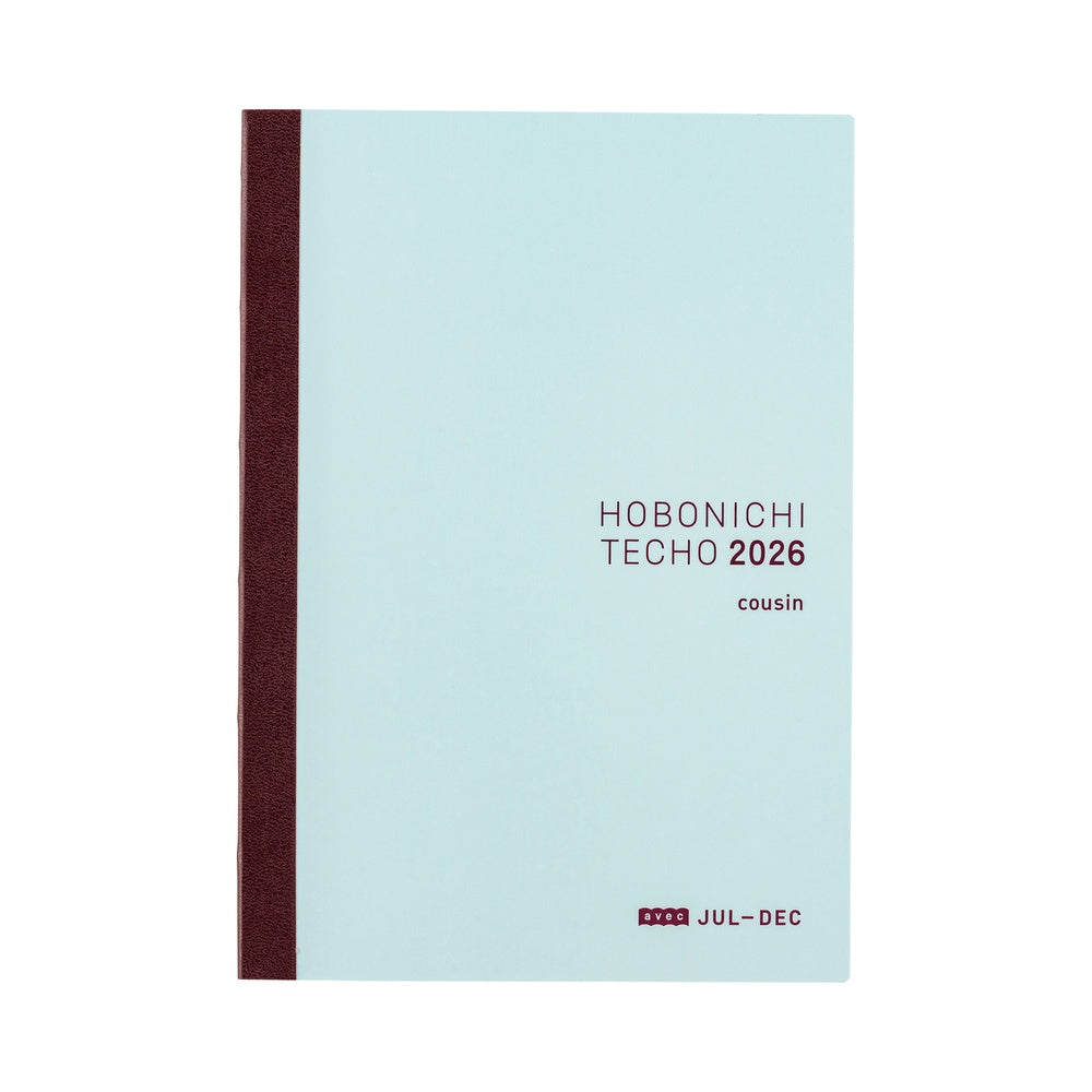 2026 Japanese Cousin Avec Books [A5/Jan Start/Mon Start/6-Month x 2]