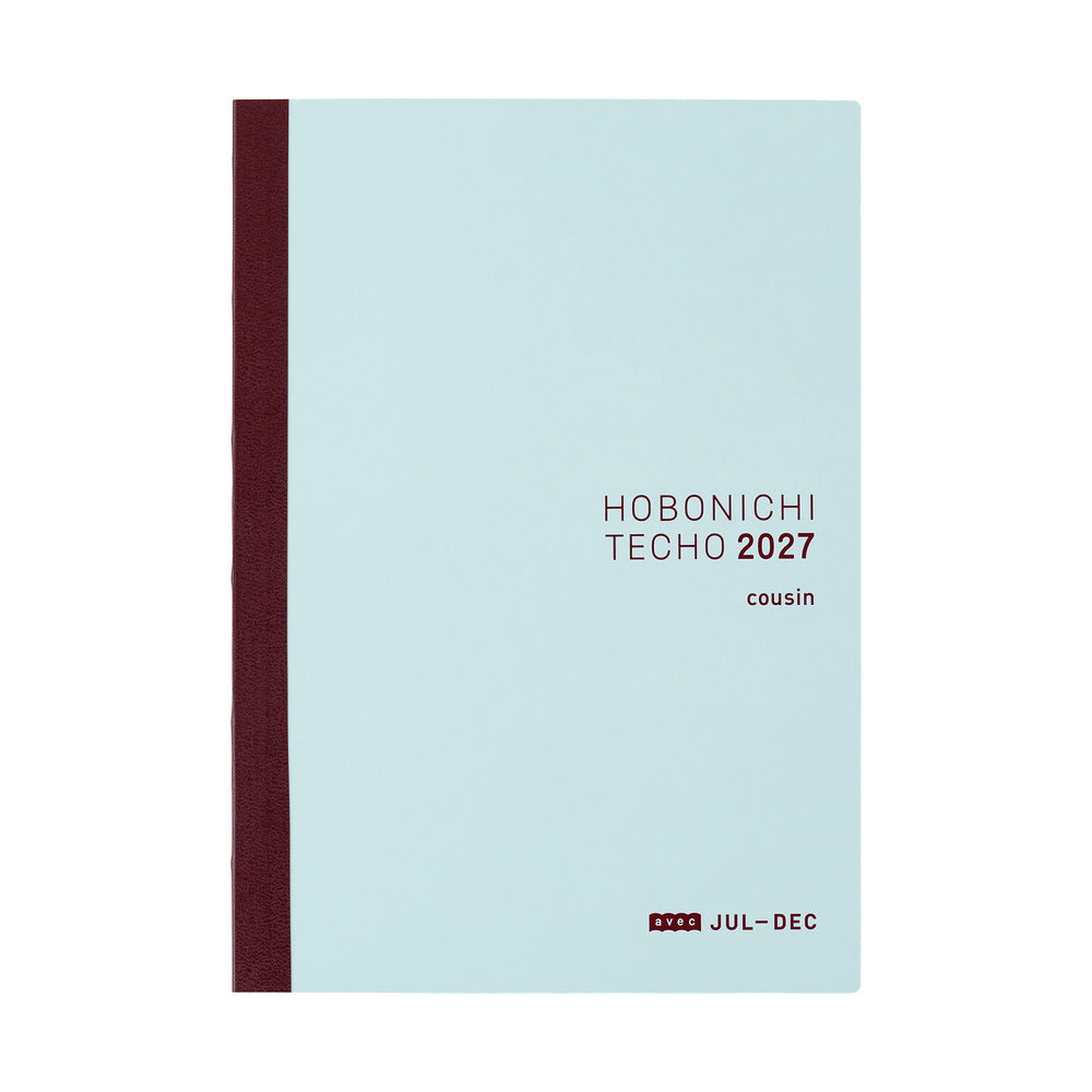 2027 Japanese Cousin Avec Books [A5 size/Daily 6-month x 2 book set/Jan start/Mon start]