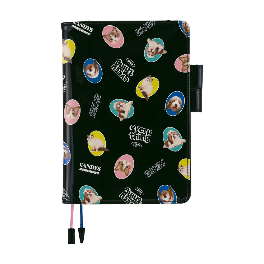 Candy Stripper: Random Dog & Cat (Black) [A5]