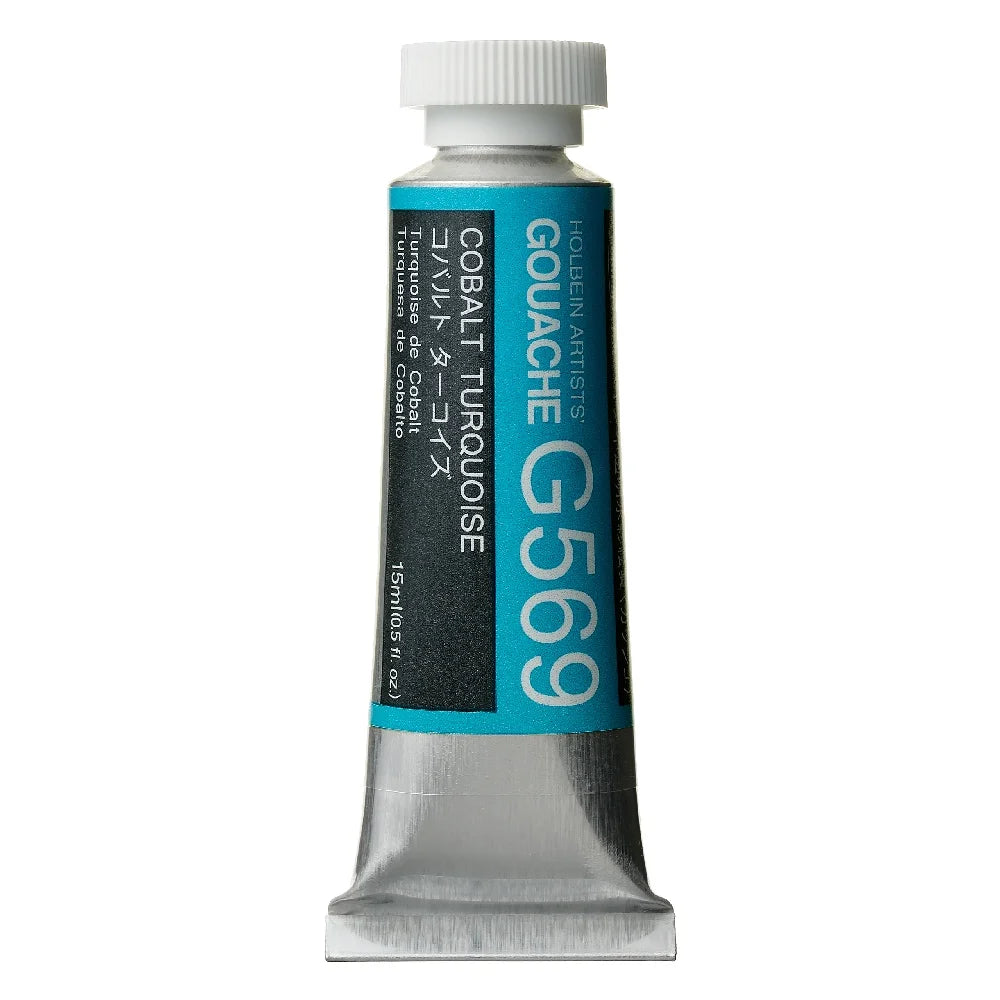 Holbein Artist Gouache Paint 15ml Cobalt Turquoise