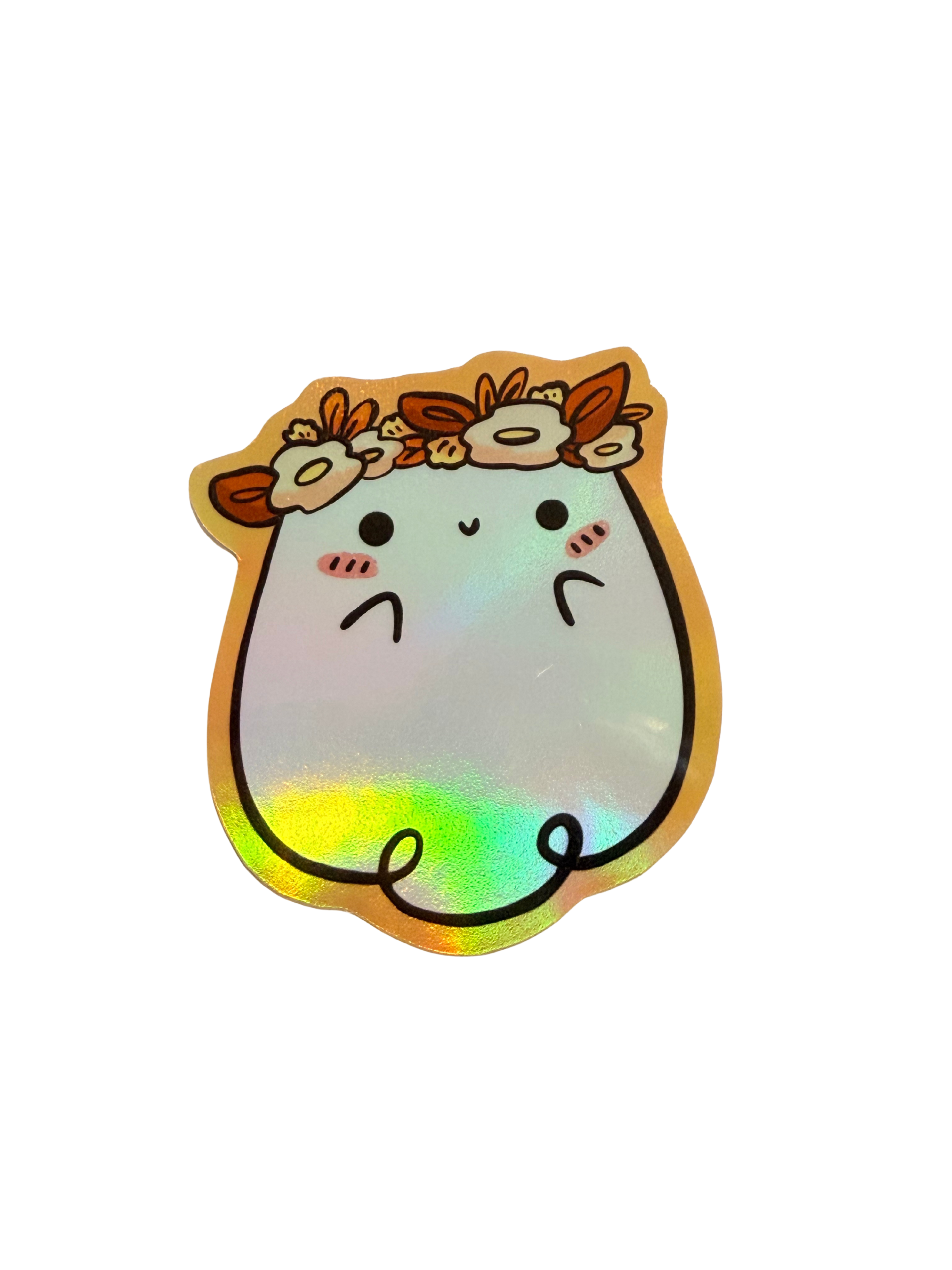 Disadoodles límmiði - draugur með hárskraut