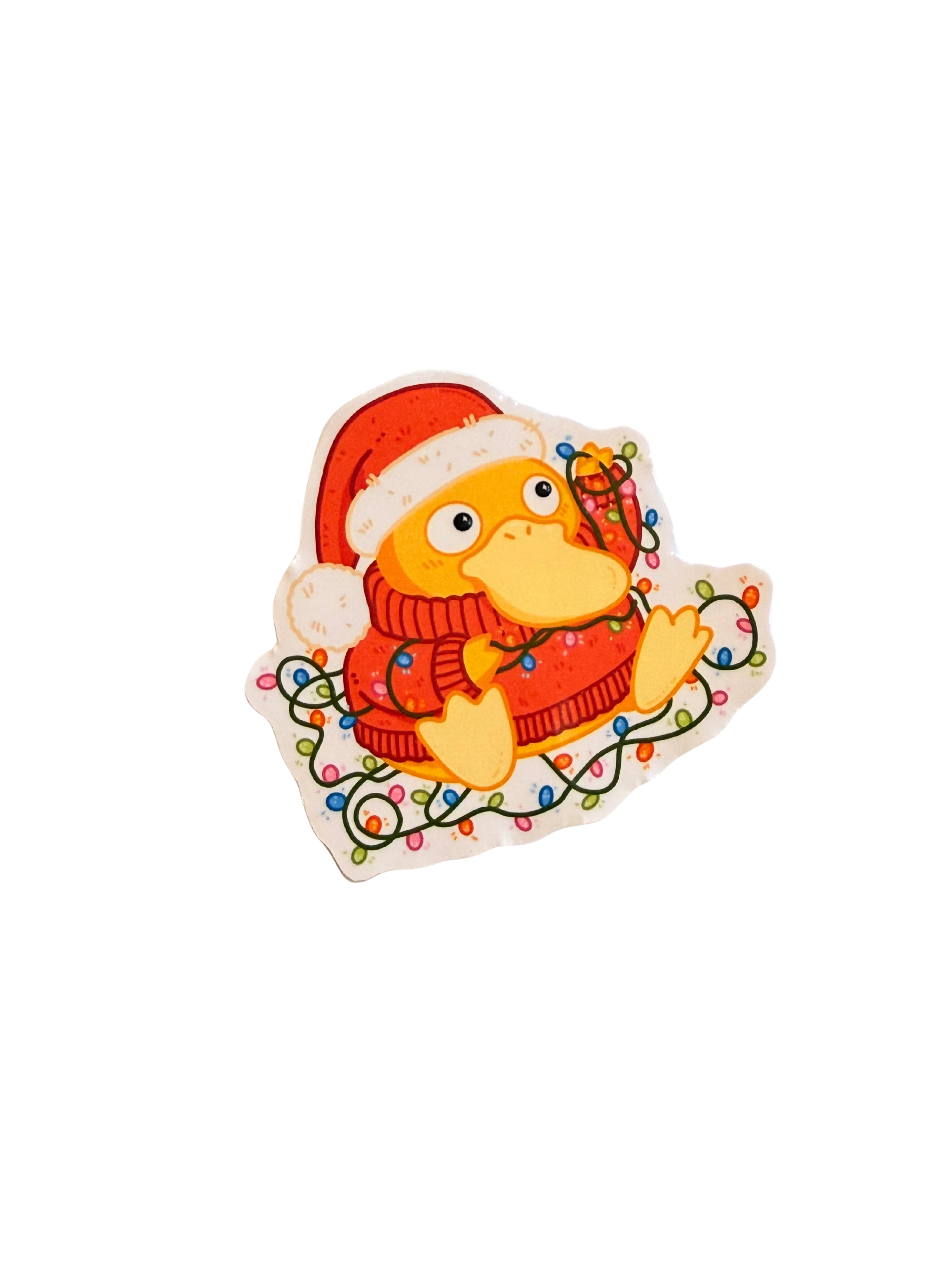 Disadoodles límmiði - jóla psyduck