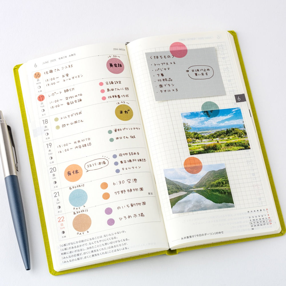 TSUKI no IRO: Transparent Dot Stickers (6mm)
