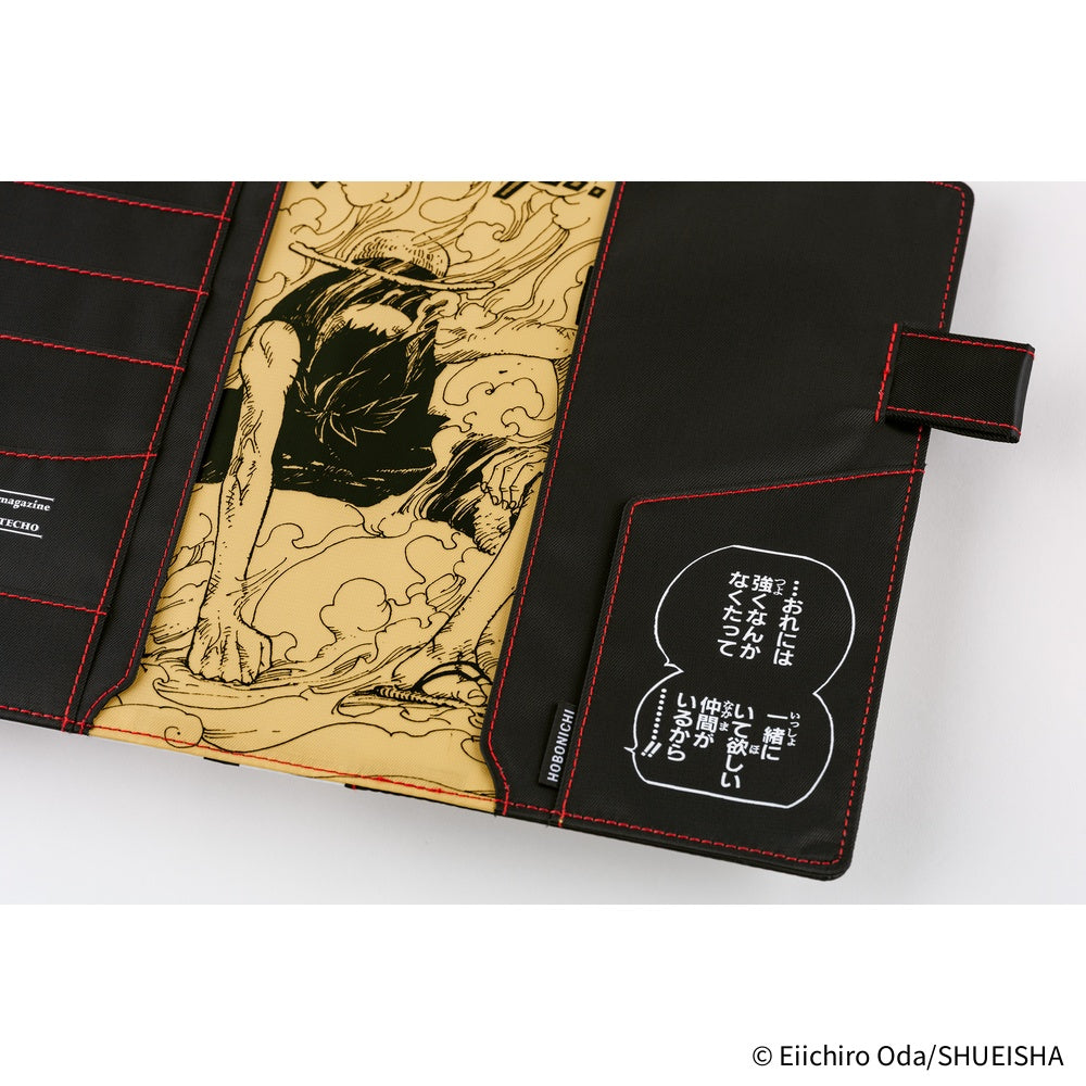ONE PIECE magazine: Straw Hat Luffy (Black) [A5]