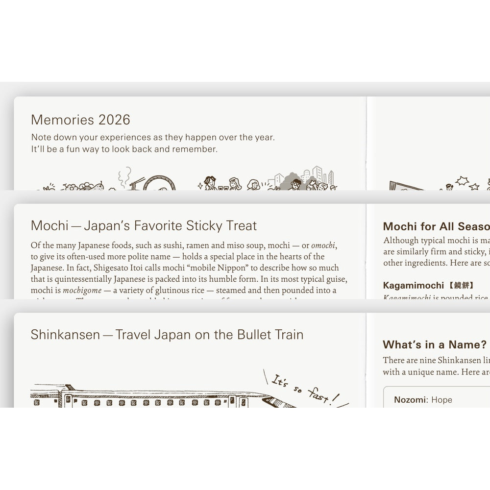 2026 English Planner Book [A6/Jan Start/Mon Start]