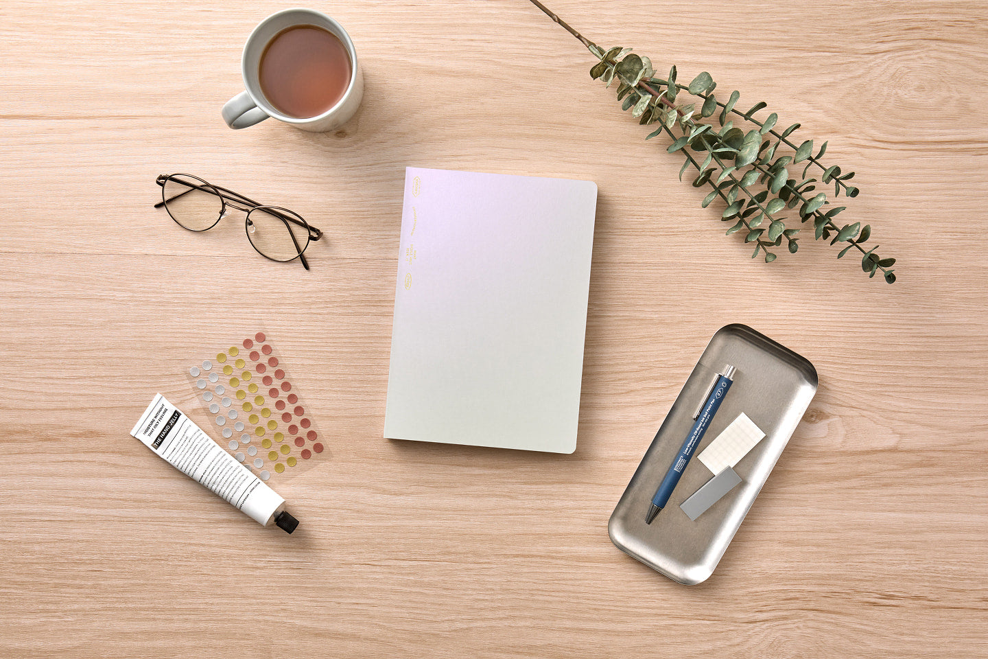 STÁLOGY 365 Days Notebook Grid [A5] Aurora White