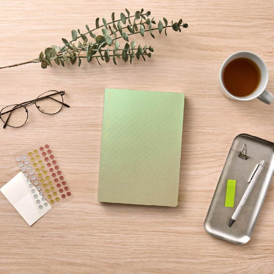 STÁLOGY 1/2 Year Notebook Grid [A5] Aurora Green