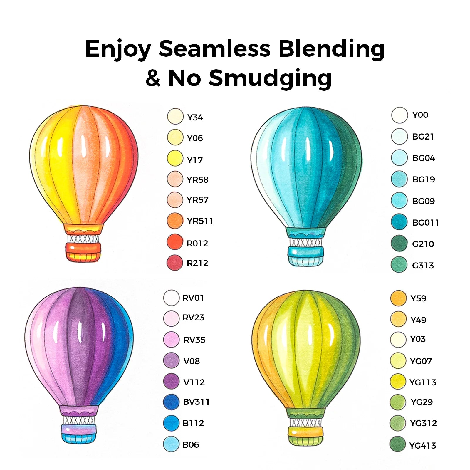 Ohuhu Honolulu B [104stk - brush&fine]