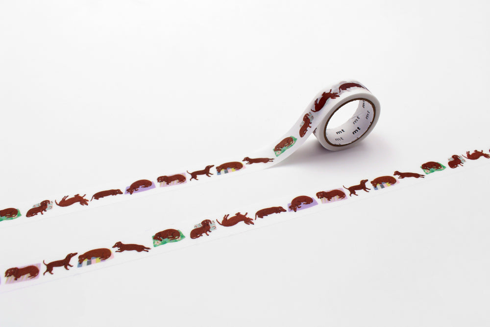 mt skrautlímband - pulsuhundur [15mm x 5m]