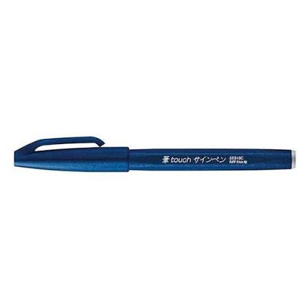Pentel brush pen - Blue Black