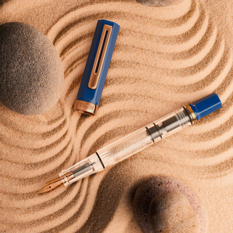 TWSBI ECO INDIGO BLUE WITH BRONZE FOUNTAIN PEN