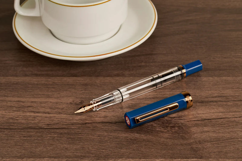 TWSBI ECO INDIGO BLUE WITH BRONZE FOUNTAIN PEN