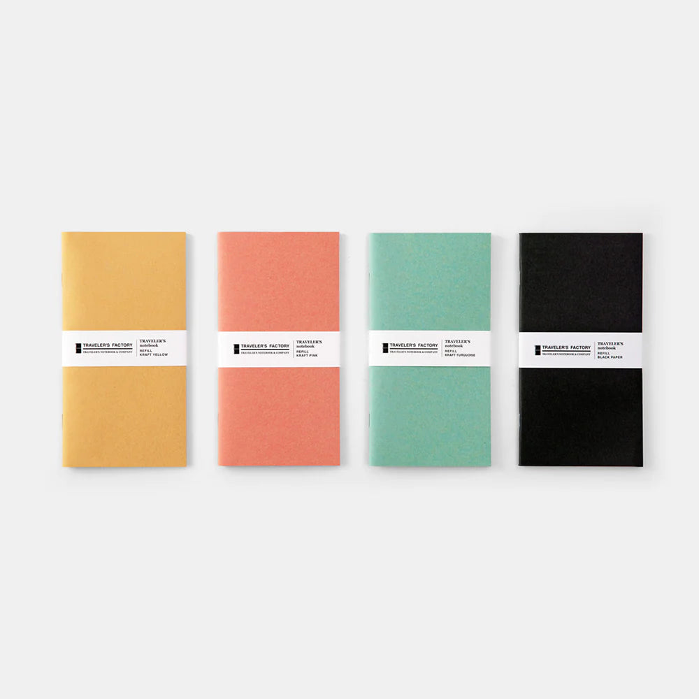 TRAVELER'S FACTORY - Refill Kraft Turquoise Regular Size