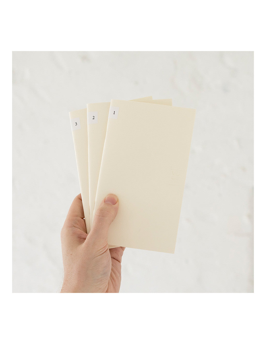 MD Notebook Light B6 - rúðustrikuð (3 í pakka)