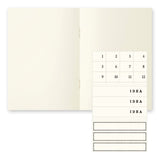 MD Notebook Light A6 - Blank 3pcs pack
