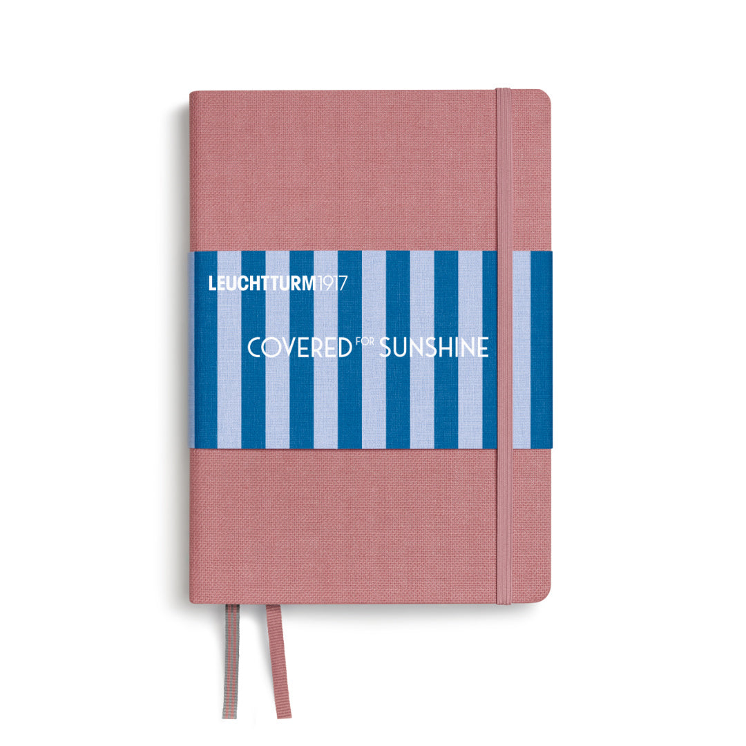 LEUCHTTURM1917 (A5) harðkápa doppustrikuð - Beach Rose