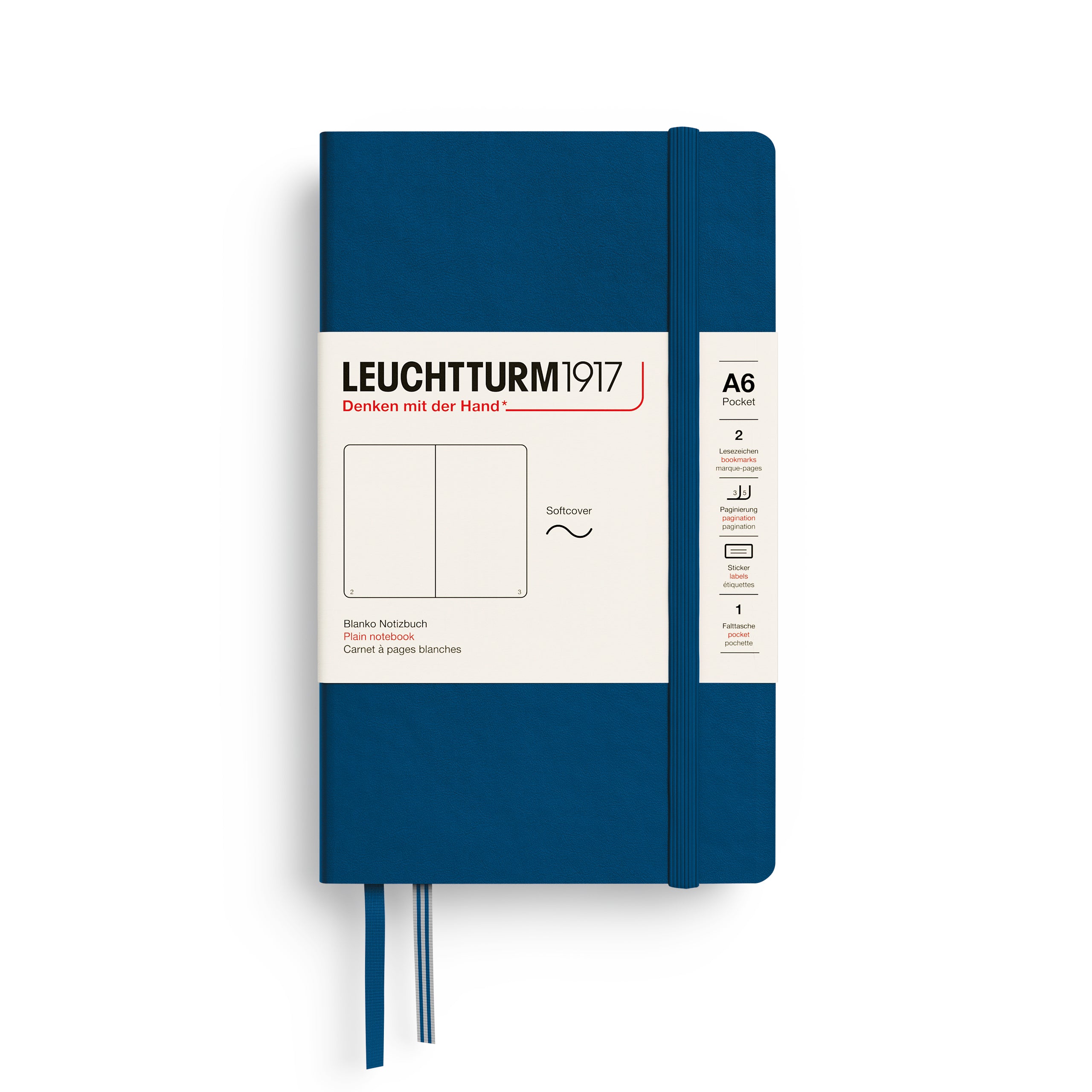 LEUCHTTURM1917 (A6) kilja auð - Indigo