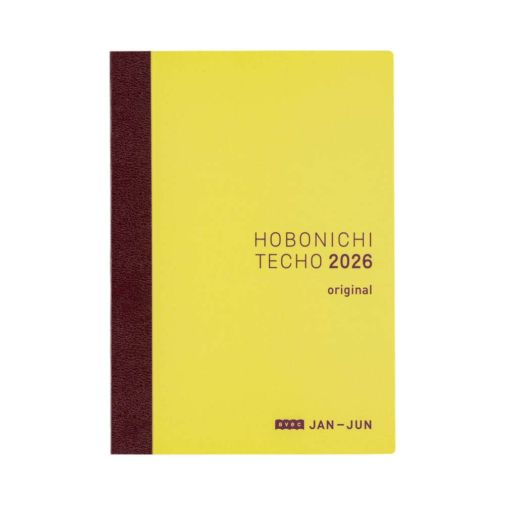 2026 Japanese Original Avec Books [A6/Jan Start/Mon Start/6-Month x 2]
