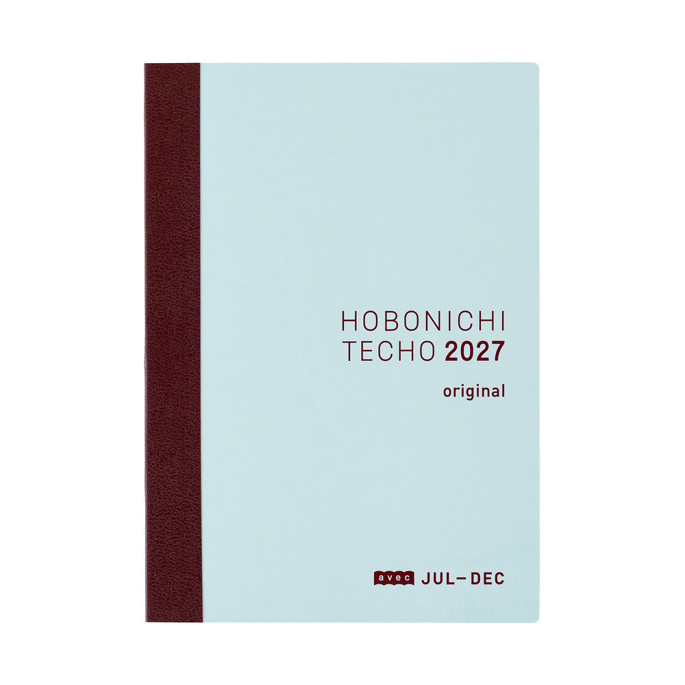 2027 Japanese Original Avec Books [A6 size/Daily 6-month x 2 book set/Jan start/Mon start]