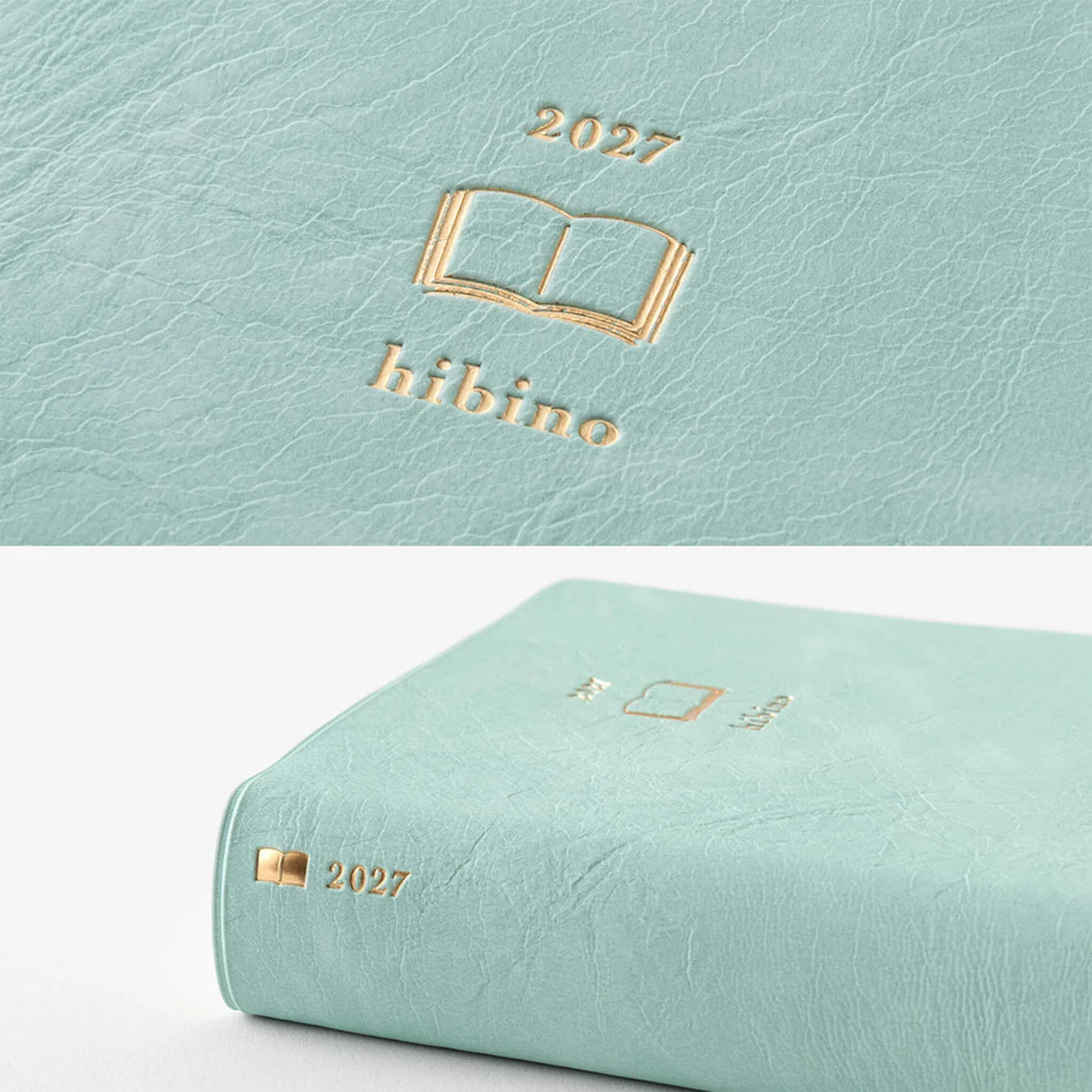 Midori Hibino dagbók [A6 - 2027] Blue Green