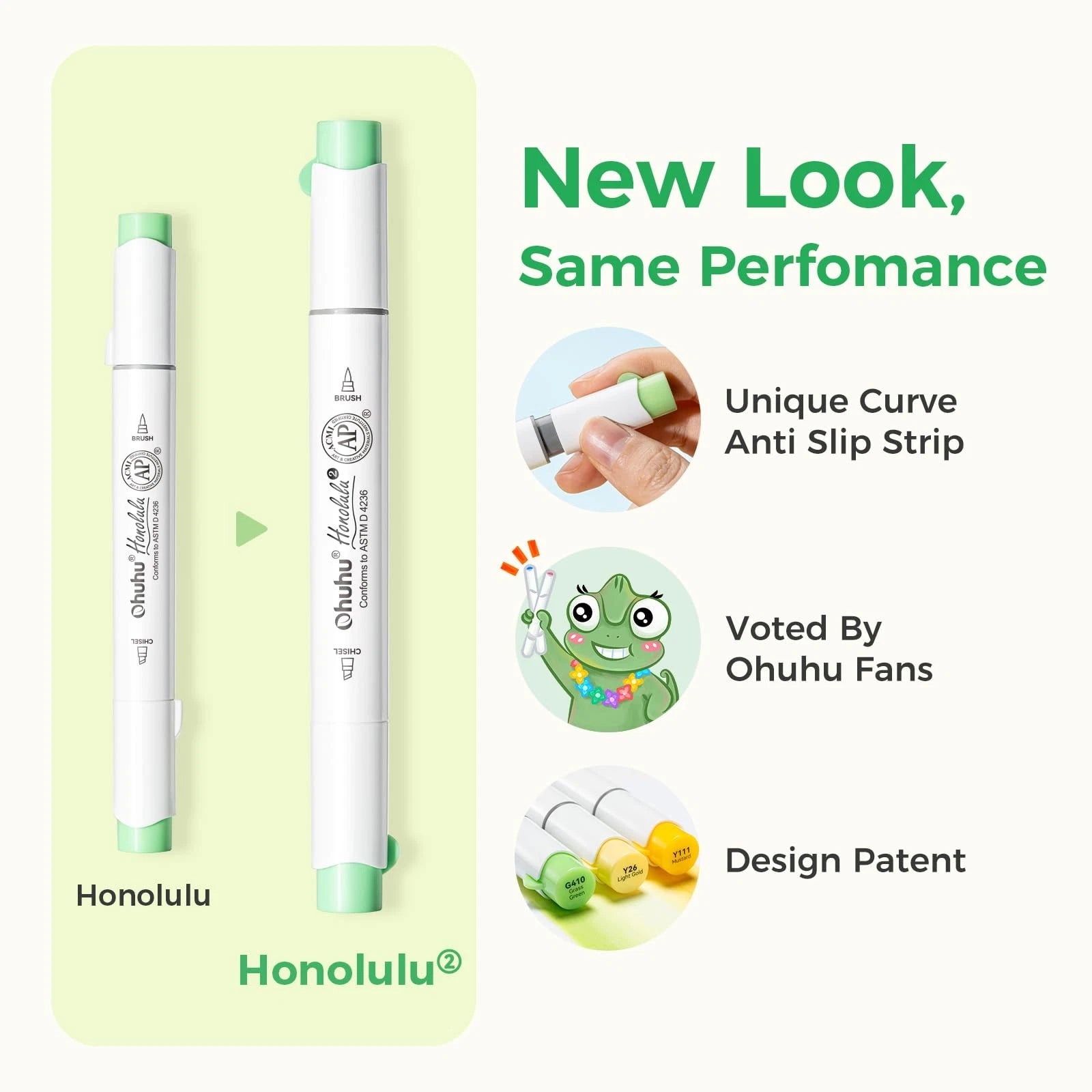 Ohuhu Honolulu² B [48stk - brush&fine] Basic