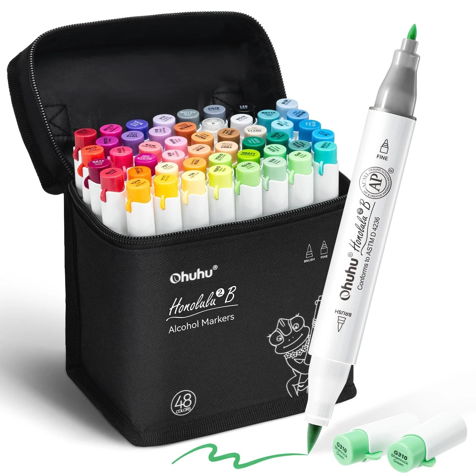Ohuhu Honolulu² B [48stk - brush&fine] Basic
