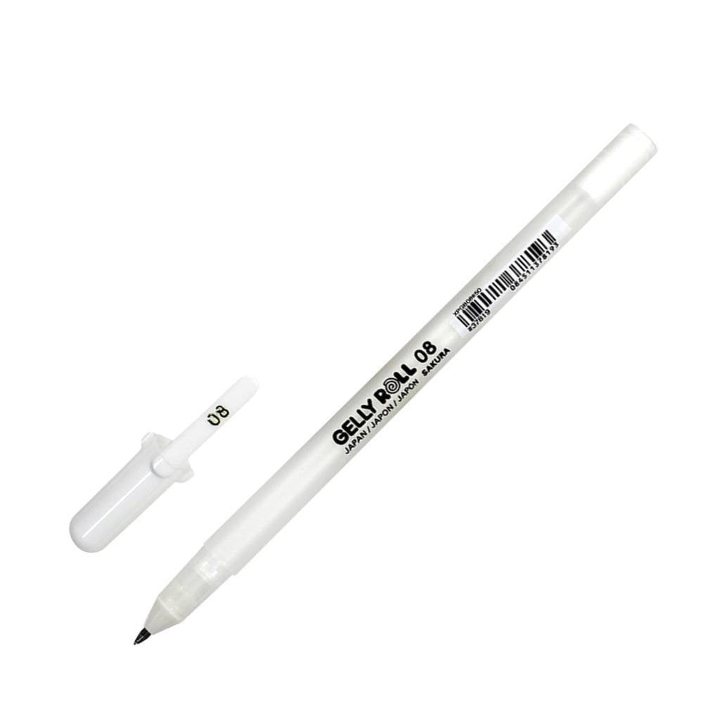 Sakura Gelly Roll - 0.8mm hvítur