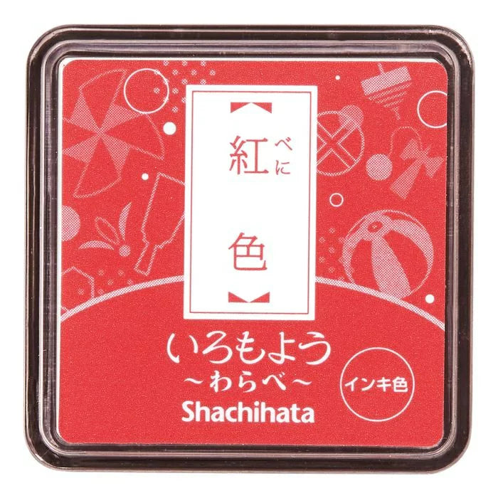 Shachihata Mini stimpilpúði - Rauður 紅色