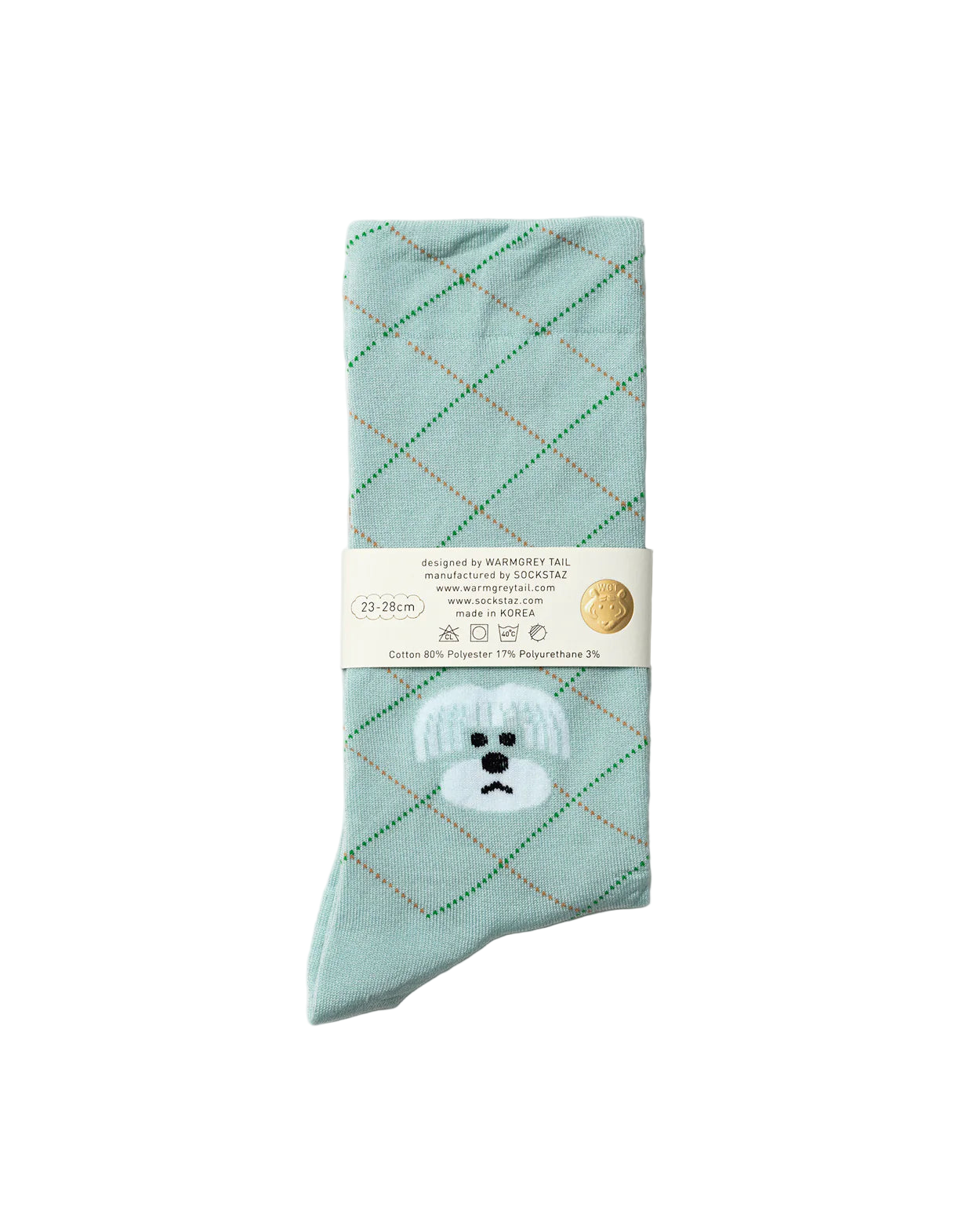 Warmgrey Tail sokkar - HAIR CUT MINT