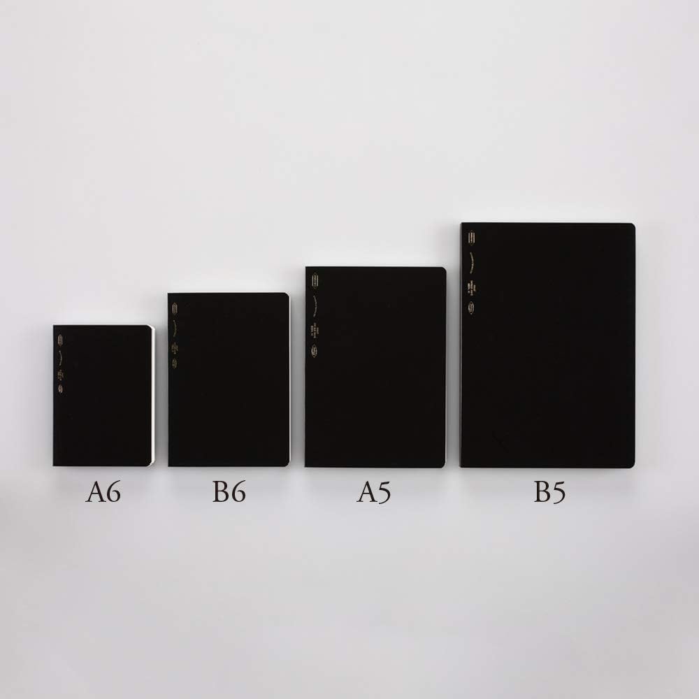 STÁLOGY 365 Days Notebook Gridded Black [A6]