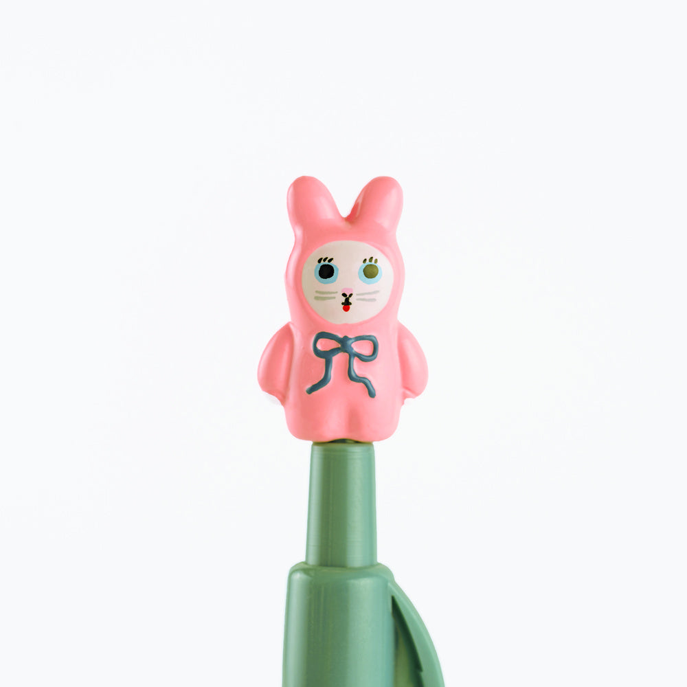 Yumi Kitagishi: Ballpoint Pen (0.5mm) (White Cat Bunny)