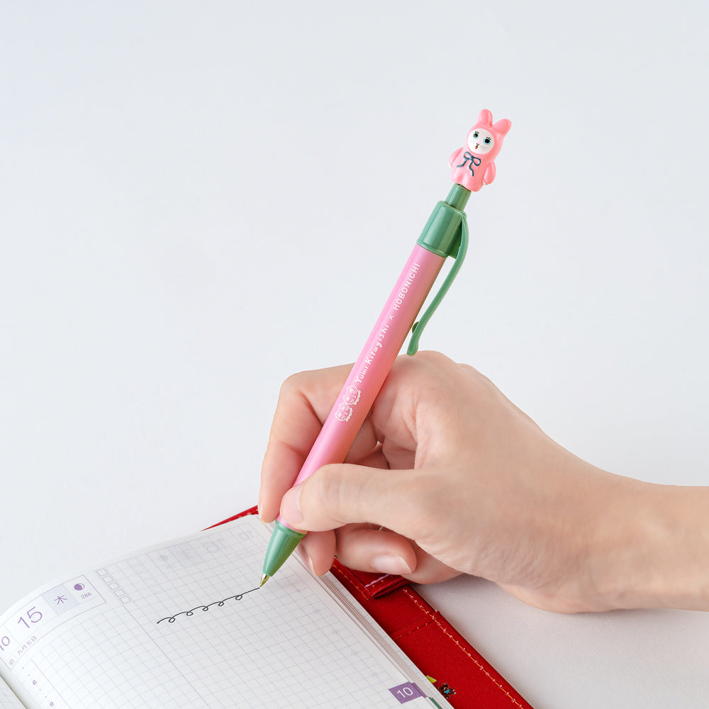 Yumi Kitagishi: Ballpoint Pen (0.5mm) (White Cat Bunny)