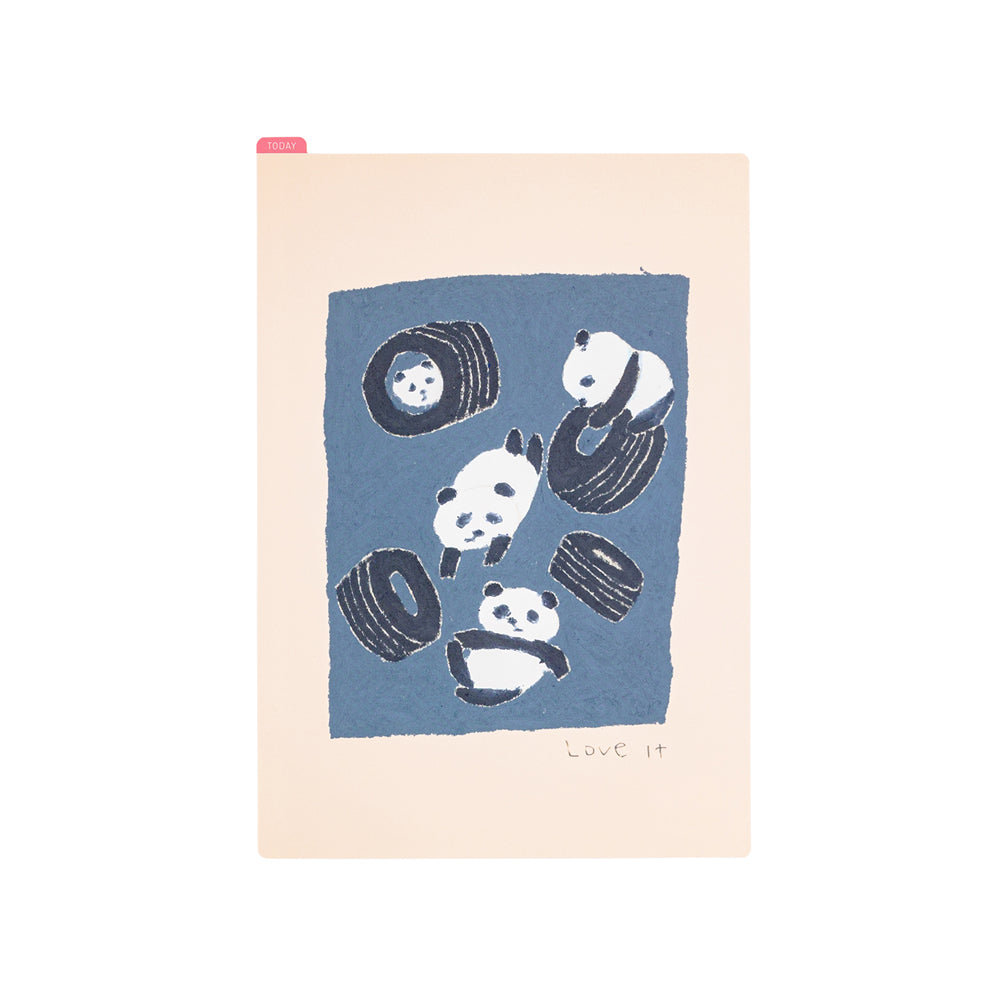 Jin Kitamura: Hobonichi Pencil Board for A5 Size (Love it (Panda))