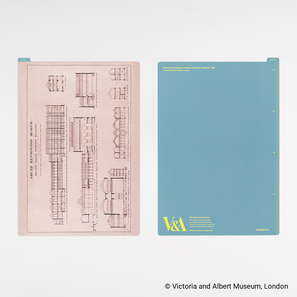 V&A Series: Hobonichi Pencil Board for A5 Size (Architectural Drawing)