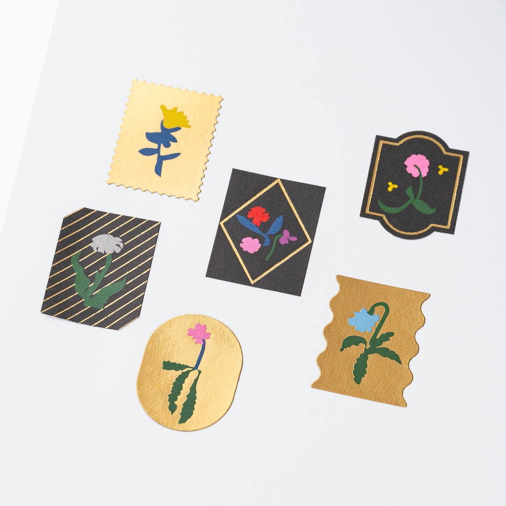 Yoshie Watanabe: Foil-Stamped Stickers (Petit Bloom)