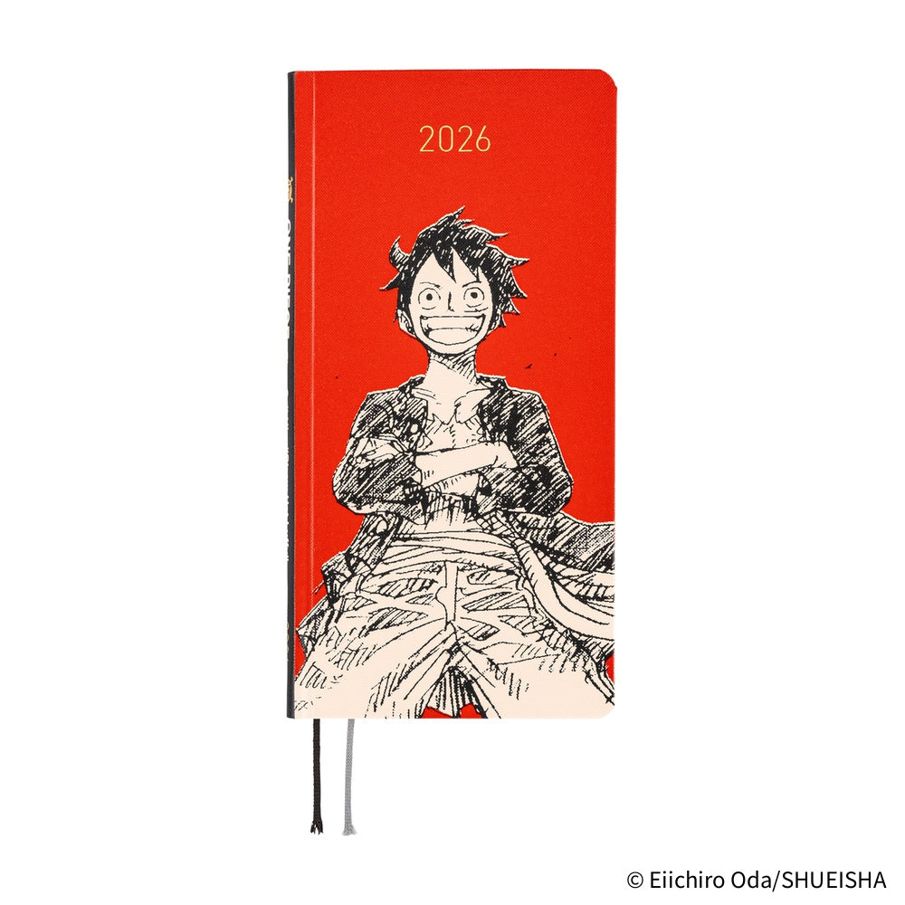 ONE PIECE magazine: Straw Hat Luffy (Red) [ENG/Tall & Slim/Jan Start]