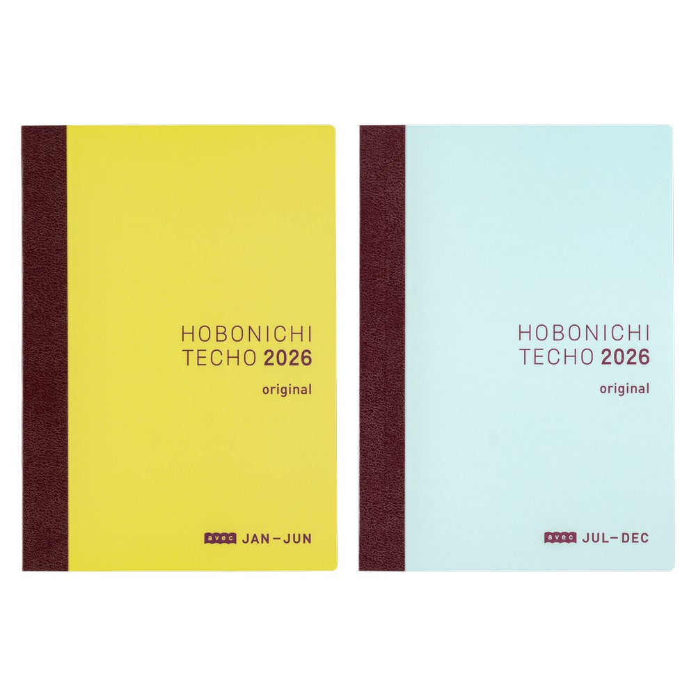 2026 Japanese Original Avec Books [A6/Jan Start/Mon Start/6-Month x 2]