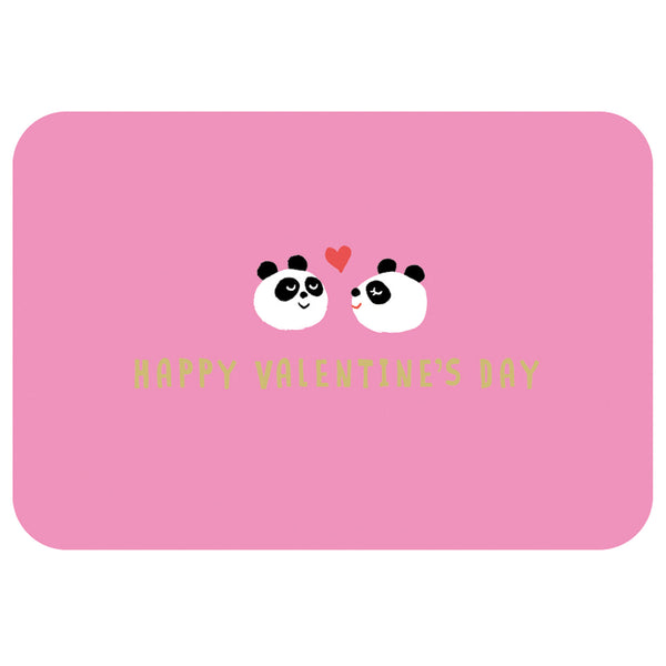 Valentínusarkort (3 týpur - panda, kisa eða hundur)