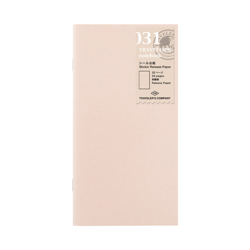 031 Regular Size - Sticker Release Paper