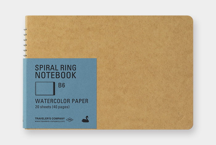 TRC SPIRAL RING NOTEBOOK - B6 - Water color paper