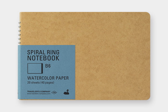 TRC SPIRAL RING NOTEBOOK - B6 - Water color paper