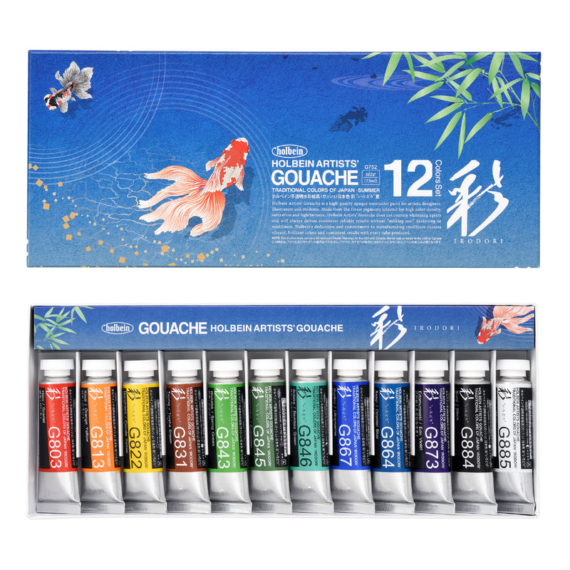 Holbein Acrylic Gouache Traditional Colors of Japan - Summer