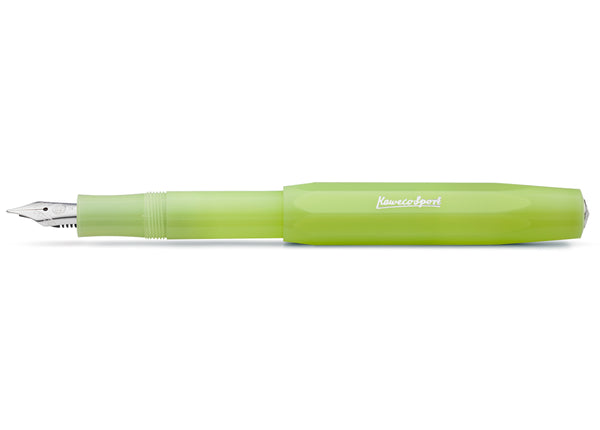Kaweco Frosted Sport Fountain Pen Lime M/F