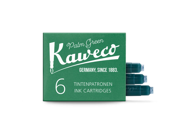 Kaweco stutt blekhylki 6stk - Palm Green