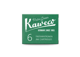 Kaweco stutt blekhylki 6stk - Palm Green