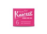 Kaweco stutt blekhylki 6stk - Ruby Red