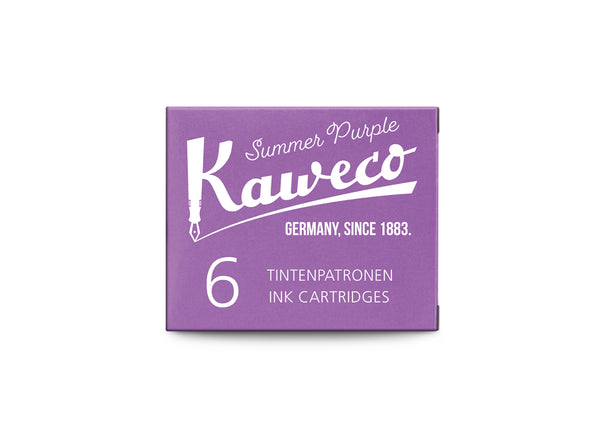 Kaweco stutt blekhylki 6stk - Summer Purple