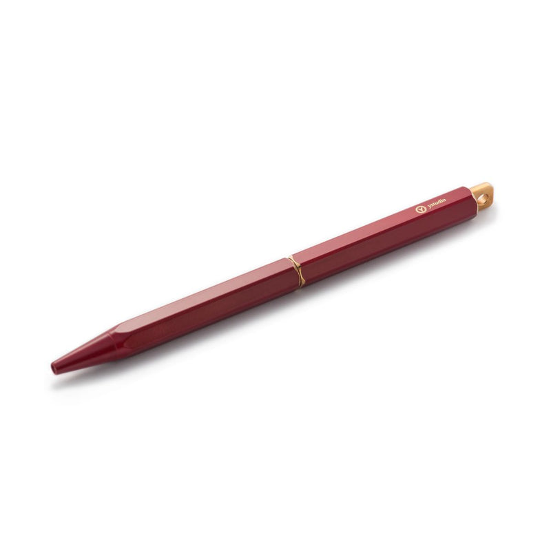 Classic Revolve-Portable Ballpoint Pen - Red/White/Black